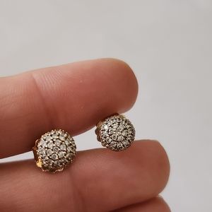 Thomas Sabo 925 sterling silver gold Plated earrings